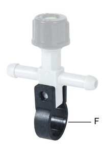 SINGLE CLAMP FOR CROSS NOZZLE HOLDER 3/4''