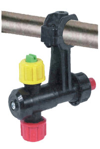 ANTIDROP DOUBLE NOZZLE HOLDER INTERNAL SUPPLY WITH SCREW CAP 7mm