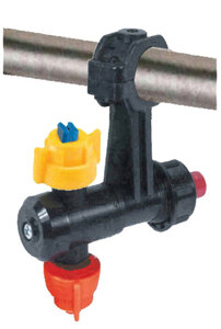 ANTIDROP DOUBLE NOZZLE HOLDER INTERNAL SUPPLY WITH ΒΑΥΟΝΕΤ CAP 7mm