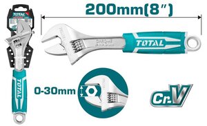 TOTAL ADJUSTABLE WRENCH 8