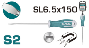TOTAL SLOTTED SCREWDRIVER SL 6.5 X 150mm (THT266150)