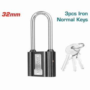 TOTAL Long shackle iron padlock 32mm (TLK31321L)