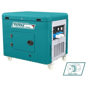 TOTAL Silent diesel generator 8.000W (TP280001)