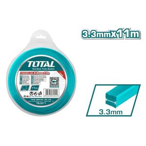 TOTAL TRIMMER LINE SQUARE 3.3mm - 11m (TSL3311)
